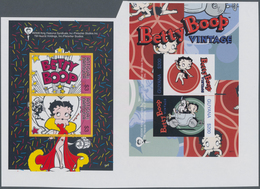 Thematik: Comics / Comics: 2006, ANTIGUA & BARBUDA And GUYANA: Betty Boop Horizontal Pair Of Two Dif - Comics