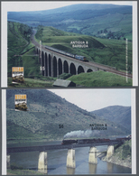 Thematik: Eisenbahn / Railway: 2004, ANTIGUA & BARBUDA: 200 Years Of Steam Locomotives Complete Set - Trains