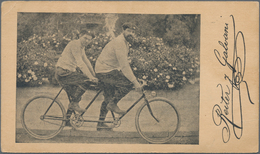 Thematik: Fahrrad / Bicycle: 1899 (approx.), Cuba. U.S. Postal Card UX14 Surcharged "CUBA.-1c. De Pe - Cycling