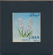 Thematik: Flora, Botanik / Flora, Botany, Bloom: 1964, Libanon, Issue Flowers, Artist Drawing (85x90 - Andere & Zonder Classificatie