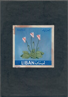 Thematik: Flora, Botanik / Flora, Botany, Bloom: 1964, Libanon, Issue Flowers, Artist Drawing (103x1 - Sonstige & Ohne Zuordnung