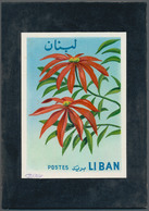 Thematik: Flora, Botanik / Flora, Botany, Bloom: 1964, Libanon, Issue Flowers, Artist Drawing (100x1 - Sonstige & Ohne Zuordnung