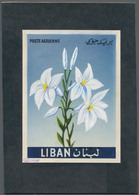 Thematik: Flora, Botanik / Flora, Botany, Bloom: 1964, Libanon, Issue Flowers, Artist Drawing (103x1 - Autres & Non Classés