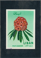 Thematik: Flora, Botanik / Flora, Botany, Bloom: 1964, Libanon, Issue Flowers, Artist Drawing (101x1 - Andere & Zonder Classificatie