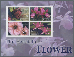 Thematik: Flora, Botanik / Flora, Botany, Bloom: 2005, Dominica. Imperforate Miniature Sheet Of 4 Fo - Sonstige & Ohne Zuordnung