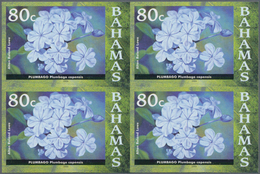 Thematik: Flora, Botanik / Flora, Botany, Bloom: 2006, Bahamas. Imperforate Block Of 4 For The 80c V - Andere & Zonder Classificatie