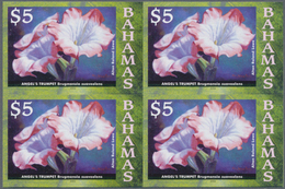 Thematik: Flora, Botanik / Flora, Botany, Bloom: 2006, Bahamas. Imperforate Block Of 4 For The $5 Va - Other & Unclassified