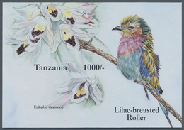 Thematik: Flora-Orchideen / Flora-orchids: 1994, Tanzania. Imperforate Souvenir Sheet (1 Value) From - Orchideen