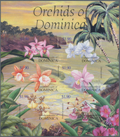 Thematik: Flora-Orchideen / Flora-orchids: 2004, Dominica. Imperforate Miniature Sheet Of 6 For The - Orchidées