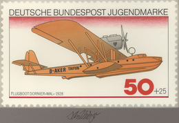 Thematik: Flugzeuge, Luftfahrt / Airoplanes, Aviation: 1978, Bund, Nicht Angenommener Künstlerentwur - Avions