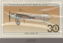 Thematik: Flugzeuge, Luftfahrt / Airoplanes, Aviation: 1978, Berlin, Nicht Angenommener Künstlerentw - Avions