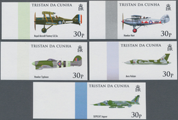 Thematik: Flugzeuge, Luftfahrt / Airoplanes, Aviation: 2008, TRISTAN DA CUNHA: 90 Years Royal Air Fo - Airplanes