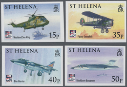 Thematik: Flugzeuge, Luftfahrt / Airoplanes, Aviation: 2009, ST. HELENA: 100 Years British Marine Av - Avions