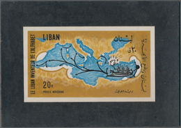 Thematik: Geschichte, Kultur / History, Culture: 1966, Libanon, Issue Phoenician Alphabet, Artist Dr - Autres & Non Classés