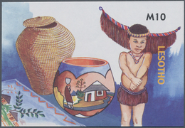 Thematik: Kunsthandwerk / Arts And Crafts: 2006, Lesotho. Imperforate Souvenir Sheet (1 Value) From - Sonstige & Ohne Zuordnung