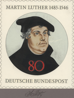 Thematik: Luther: 1983, Bund, Nicht Angenommener Künstlerentwurf (17x20) Von Prof. H.Schillinger Zur - Théologiens
