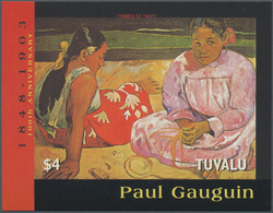 Thematik: Malerei, Maler / Painting, Painters: 2004, TUVALU: 100th Anniversary Of The Death Of Paul - Autres & Non Classés