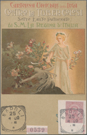 Thematik: Medizin, Gesundheit / Medicine, Health: 1894, Italy. Very Rare Private Postcard 10c Umbert - Medizin