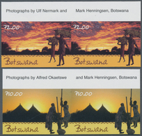 Thematik: Meteorologie / Meteorology: 2001, Botswana. Complete Set "Sunrises And Sunsets" (4 Values) - Climate & Meteorology