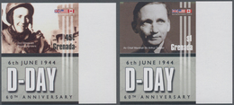 Thematik: Militär / Military: 2004, GRENADA: 60th Anniversary Of D-Day Complete Set Of Four, Two She - Militaria