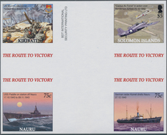 Thematik: Militär / Military: 2005, NAURU, KIRIBATI And SOLOMON ISLANDS: 60 Years End Of WWII Four D - Militaria