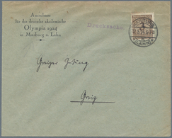 Thematik: Olympische Spiele / Olympic Games: 1924, Deutsches Reich, Seltener Vordruckumschlag "Aussc - Other & Unclassified