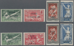 Thematik: Olympische Spiele / Olympic Games: 1924, SYRIA: Summer Olympics Paris Two Complete Sets Wi - Other & Unclassified