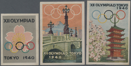 Thematik: Olympische Spiele / Olympic Games: 1940, Tokyo XIIth Olympic Summer Games, Organization Co - Altri & Non Classificati