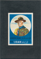 Thematik: Pfadfinder / Boy Scouts: 1962, Libanon, Issue Boy Scouts Artist Drawing(103x133) Sir Baden - Autres & Non Classés