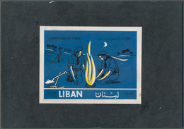 Thematik: Pfadfinder / Boy Scouts: 1962, Libanon, Issue Boy Scouts Artist Drawing(133x102) Scout Wit - Other & Unclassified