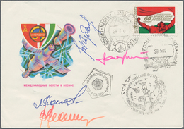 Thematik: Raumfahrt / Astronautics: 1980. Sojus 36. Decorative Envelope, Franked With 60 K, Four Cac - Sonstige & Ohne Zuordnung