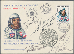 Thematik: Raumfahrt / Astronautics: 1993. Soyuz TM-23. Poland Sojus 30 FDC (1978), With Board Cancel - Autres & Non Classés