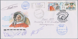 Thematik: Raumfahrt / Astronautics: 2001. Sojus TM-31 Direction Earth. Registered Decorative Envelop - Other & Unclassified