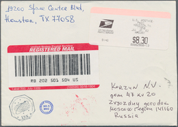 Thematik: Raumfahrt / Astronautics: 2002. STS-111 Direction Earth. Letter (franekd By USPS Label), W - Other & Unclassified