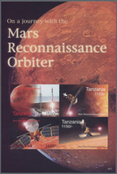 Thematik: Raumfahrt / Astronautics: 2006, Tanzania. Imperforate Miniature Sheet Of 4 For The Series - Sonstige & Ohne Zuordnung