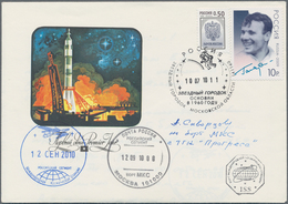 Thematik: Raumfahrt / Astronautics: 2010. Progress M-07M. Letter From Klochko To Skvortsov With Cont - Sonstige & Ohne Zuordnung
