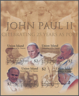 Thematik: Religion / Religion: 2005, ST. VINCENT - UNION ISLAND: 25 Years Pope John Paul II. Complet - Autres & Non Classés