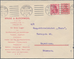 Thematik: Schiffe / Ships: 1912, German Reich. Private Envelope 10p Germania "Kruse & Bleichwehl, Ha - Ships