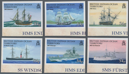 Thematik: Schiffe / Ships: 2009, BRITISH INDIAN OCEAN TERRITORY: Seafaring Complete IMPERFORATE Set - Bateaux