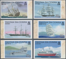 Thematik: Schiffe / Ships: 2009, TRISTAN DA CUNHA: Seafaring And Exploration Complete IMPERFORATE Se - Schiffe