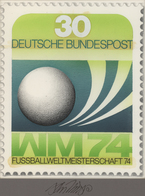 Thematik: Sport-Fußball / Sport-soccer, Football: 1974, Bund, Nicht Angenommener Künstlerentwurf (17 - Sonstige & Ohne Zuordnung