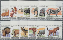 Thematik: Tiere, Fauna / Animals, Fauna: 1982, BURUNDI: African Wildlife Complete Set Of 13 From 2fr - Sonstige & Ohne Zuordnung