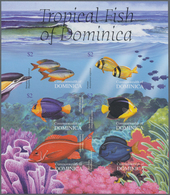 Thematik: Tiere-Fische / Animals-fishes: 2004, Dominica. Imperforate Miniature Sheet Of 6 For The Se - Fische