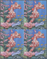 Thematik: Tiere-Meerestiere / Animals-sea Animals: 2003, Vanuatu. Imperforate Block Of 4 For The 200 - Vie Marine