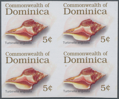 Thematik: Tiere-Meerestiere / Animals-sea Animals: 2006, Dominica. Imperforate Block Of 4 For The 5c - Vie Marine