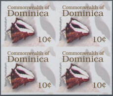 Thematik: Tiere-Meerestiere / Animals-sea Animals: 2006, Dominica. Imperforate Block Of 4 For The 10 - Vie Marine