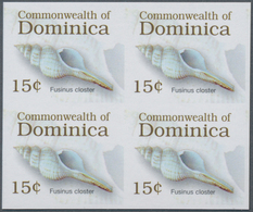 Thematik: Tiere-Meerestiere / Animals-sea Animals: 2006, Dominica. Imperforate Block Of 4 For The 15 - Vie Marine