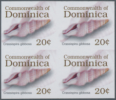 Thematik: Tiere-Meerestiere / Animals-sea Animals: 2006, Dominica. Imperforate Block Of 4 For The 20 - Vie Marine