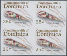 Thematik: Tiere-Meerestiere / Animals-sea Animals: 2006, Dominica. Imperforate Block Of 4 For The 25 - Meereswelt