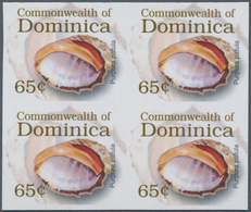 Thematik: Tiere-Meerestiere / Animals-sea Animals: 2006, Dominica. Imperforate Block Of 4 For The 65 - Vie Marine
